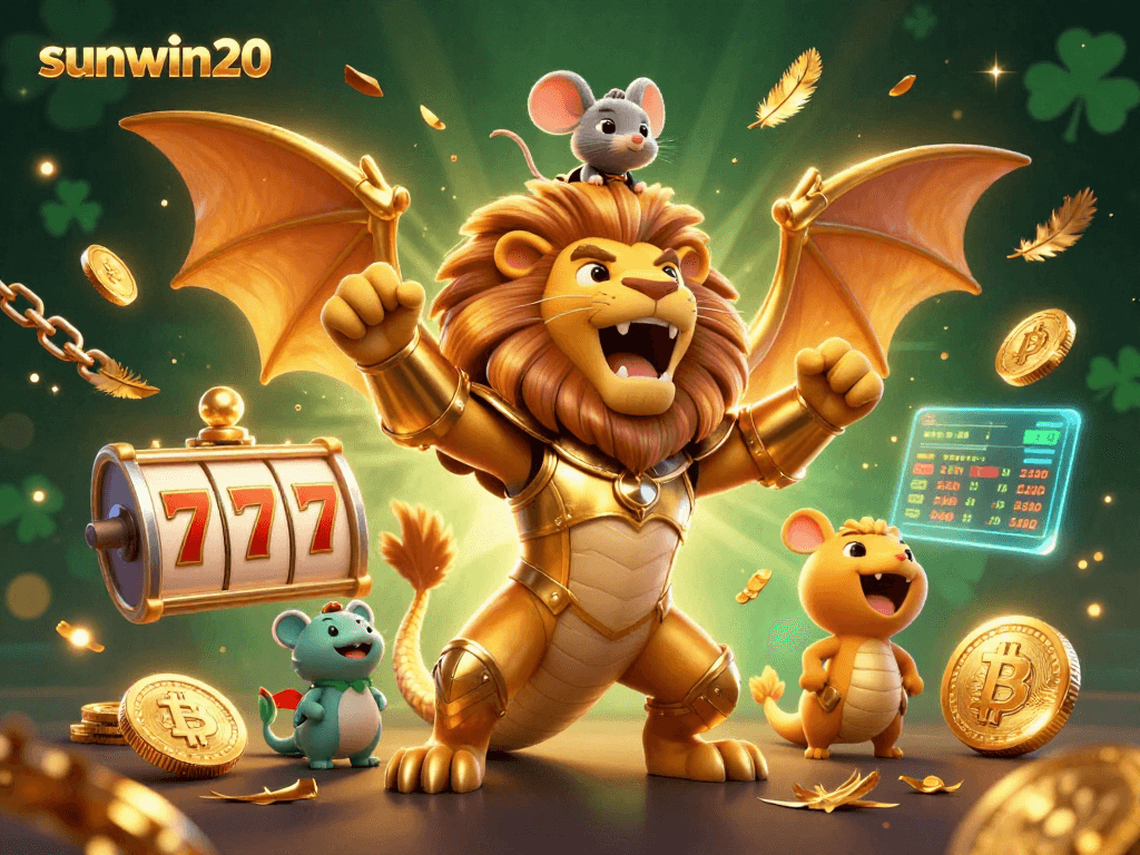 Engage with sunwin20's thrilling gameplay illustrated in a vibrant casino scene with exciting elements.