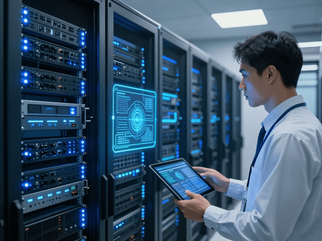 UK IPTV infrastructure with advanced server technologies, showcasing exceptional cloud computing capabilities and a digital platform for IPTV resellers.