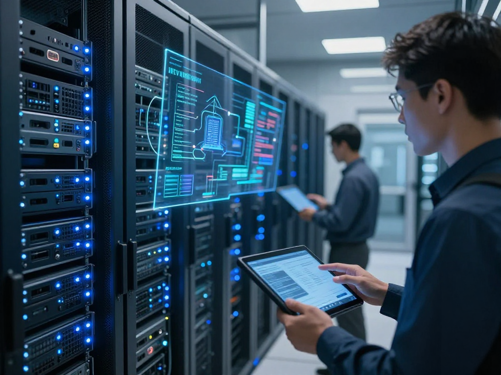 IPTV reseller managing digital platforms with cloud computing technology.