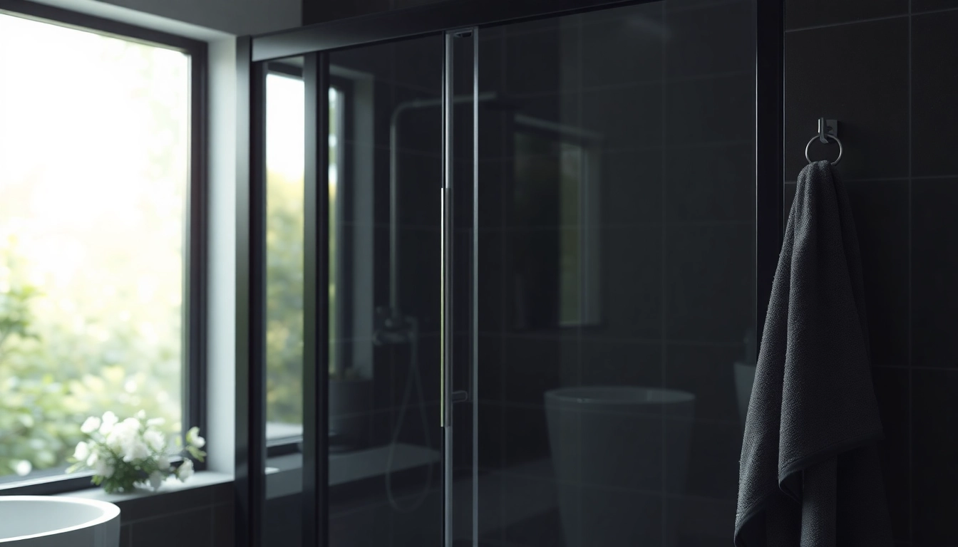 Elevate Your Space with a Stylish Black Shower Door