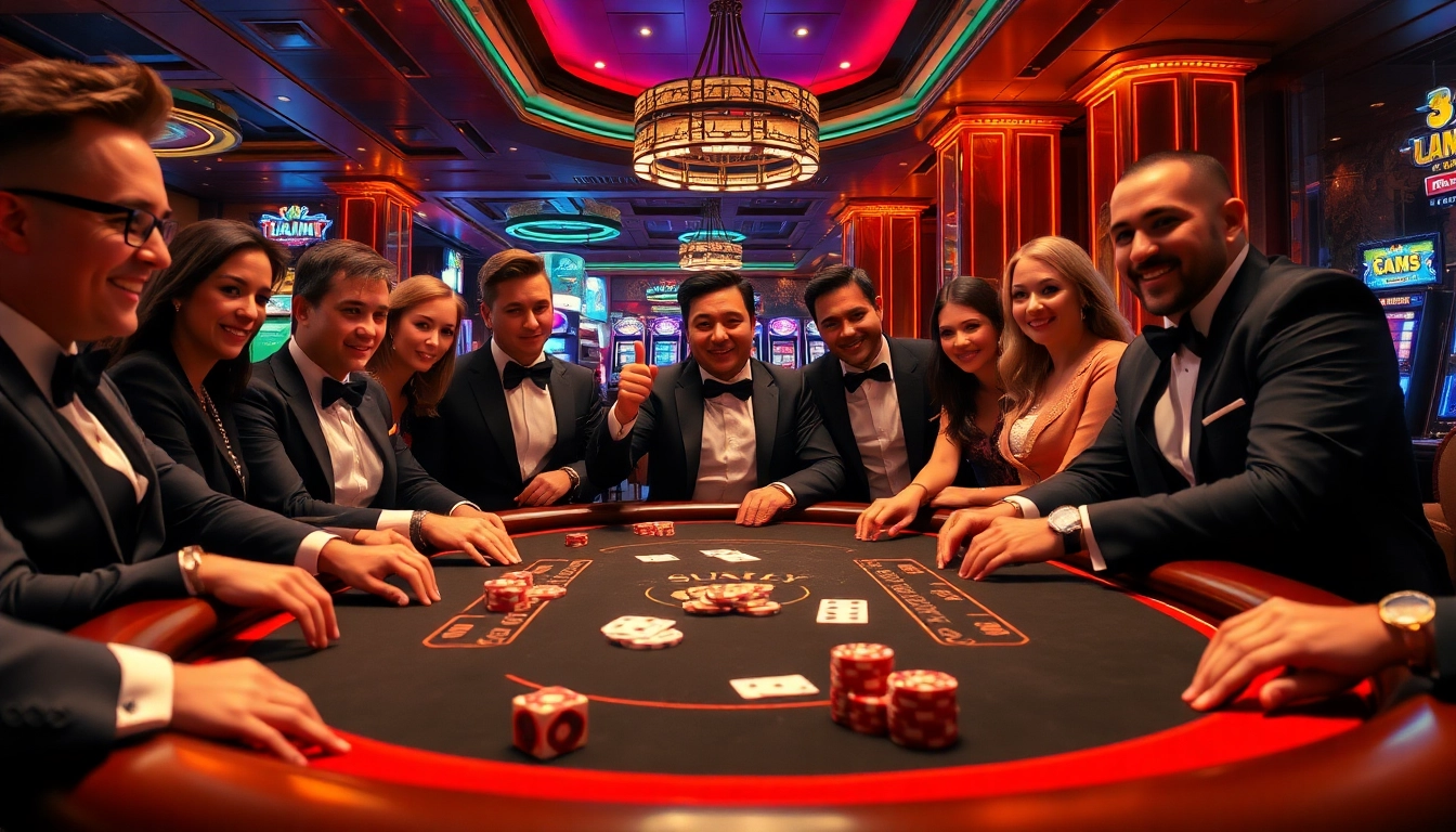 Experience the thrilling gaming atmosphere at https://b52pm.com/ with vibrant poker action and luxurious decor.
