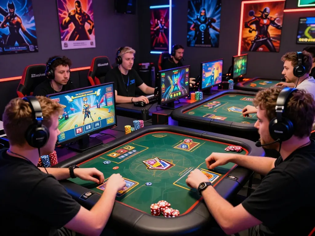 Engaged players enjoying rik vip online gaming session with colorful graphics and interactive elements