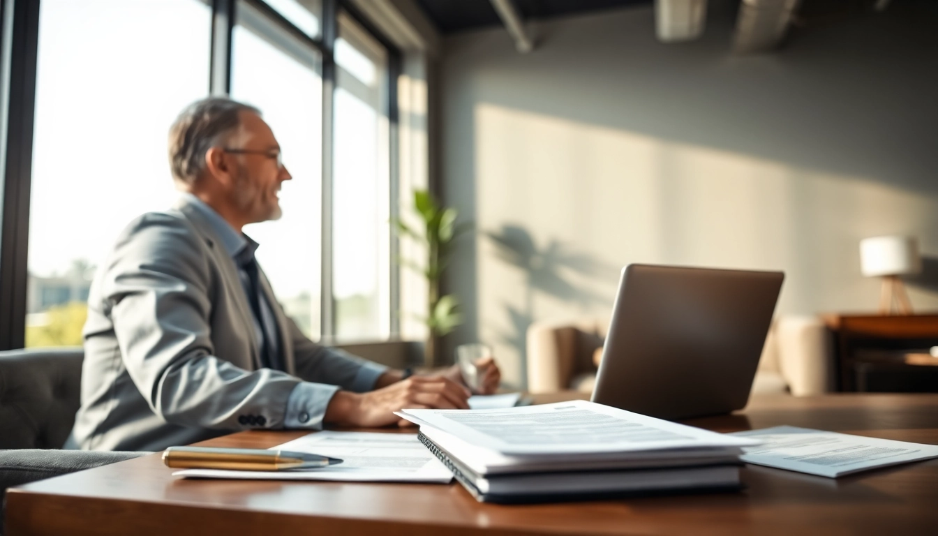 Clearwater truck accident lawyer providing legal counsel in an office setting
