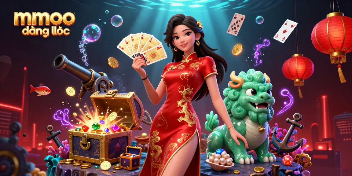 Experience the thrill of betting with mmoo đăng nhập in a vibrant casino scene featuring a woman in traditional attire.