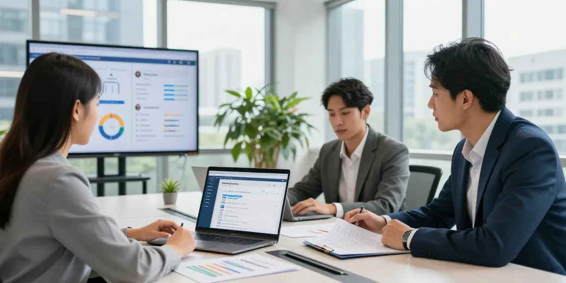 CRM that brings customers to my business showcased in a modern workspace with a diverse team collaborating on service management strategies.