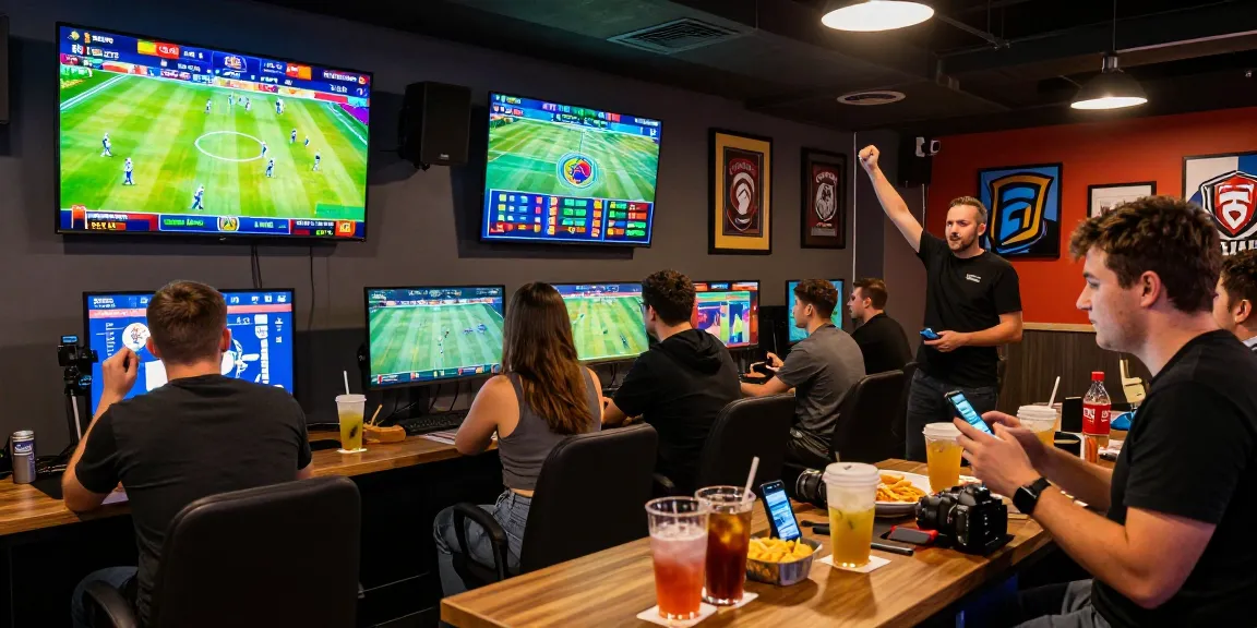 Sports betting excitement at Zlot.mx with patrons engaging in live betting and enjoying the atmosphere.
