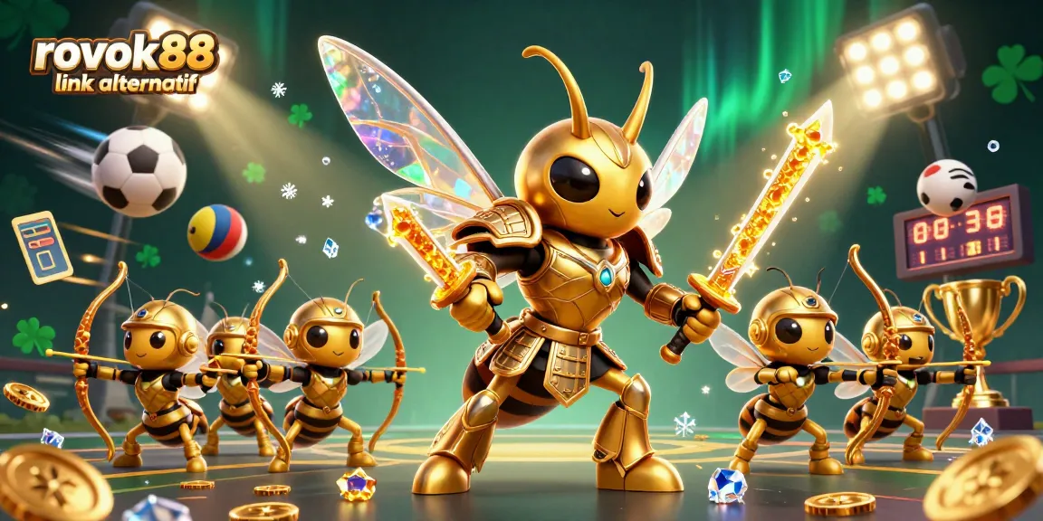Engage with the ultimate rokok88 link alternatif action in this vibrant 3D casino scene.